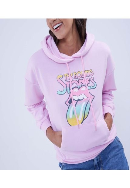 Buzo Para Mujer Hoodie Color Rosado  Marca Ostu #40060430