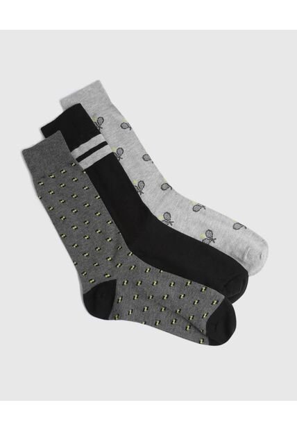 Medias Para Hombre Caña Larga Color Pack X Marca Ostu #60980282