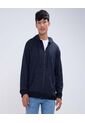 Buzo Para Hombre Zipper Color Azul  Marca Ostu #60060439 de Ostu