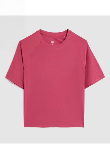Camiseta Para Mujer Manga Corta Color Rojo Marca Ostu #40092287