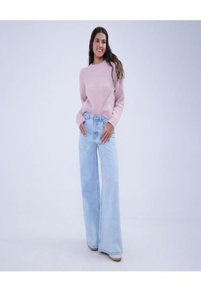 Saco Para Mujer Cuello Redondo Color Rosa Marca Ostu #40330079