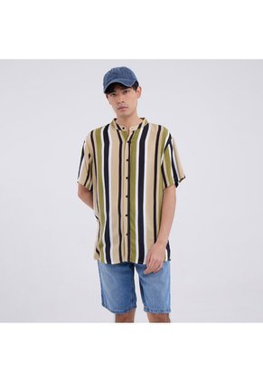 Bermuda Hombre Ostu Regular Azul Algodón