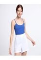 Top Para Mujer Cuello Redondo Color Azul  Marca Ostu #40220263 de Ostu