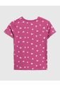 Camiseta Infantil Niña Manga Corta Cuello Redondo Color Morado Marca Ostu #90090298 de Ostu