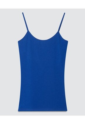 Top Para Mujer Cuello Redondo Color Azul Marca Ostu #40220263