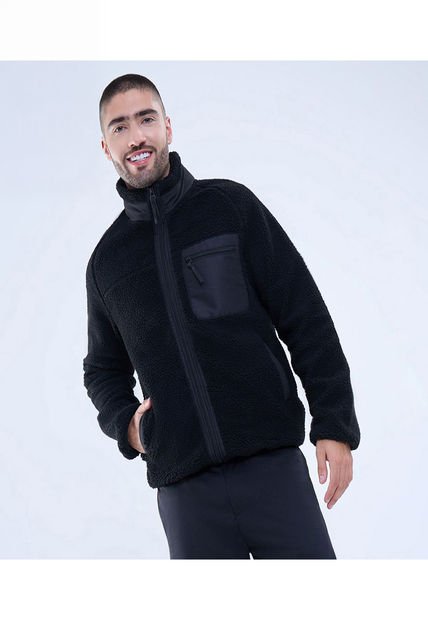Chaqueta Para Hombre  Color Negro Marca Ostu #60080147