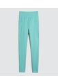 Leggins Para Mujer Largo Color Azul  Marca Ostu #40230565 de Ostu