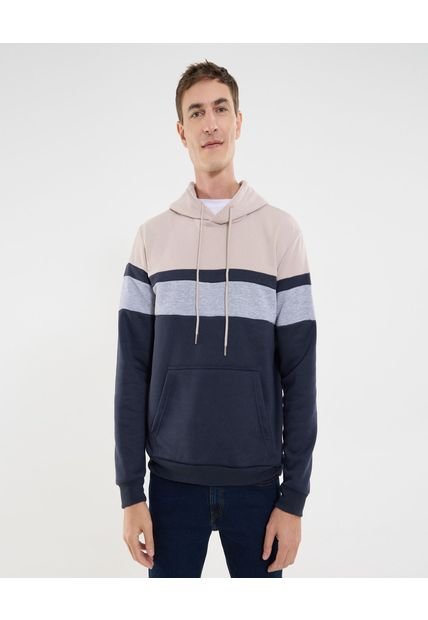 Buzo Para Hombre Hoodie Color Beige Marca Ostu #60060539