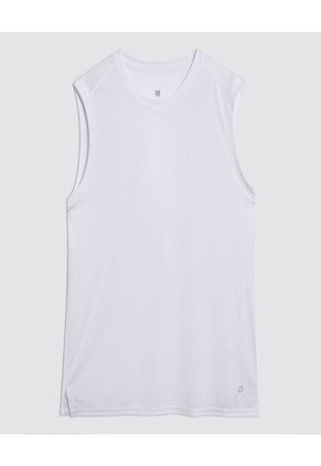 Camiseta Para Hombre Manga Sisa Cuello Redondo Color Blanco Marca Ostu #60091473