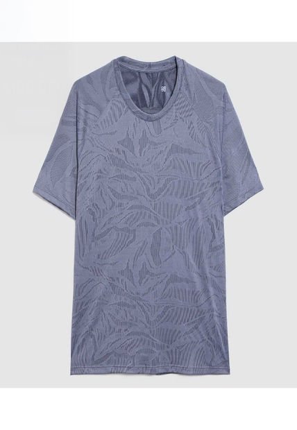 Camiseta Para Hombre Manga Corta Color Gris Claro Marca Ostu #60091487