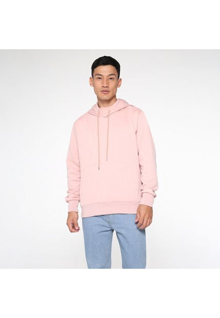 Hoodie Hombre Ostu  Rosa Poliéster 60060220-20449