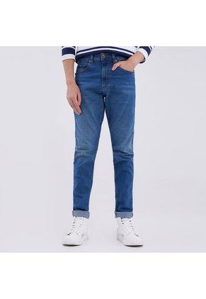 Jean Para Hombre Skinny Color Azul  Marca Ostu #60160234