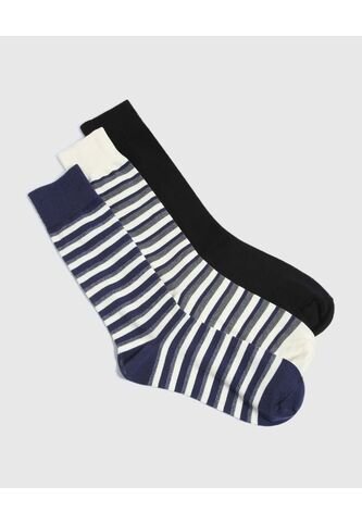 Medias Para Hombre Caña Larga Color Pack X Marca Ostu #60980285 Ostu