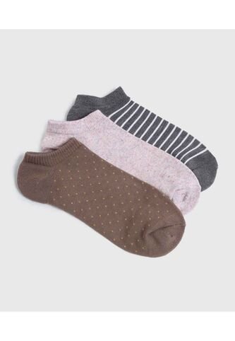 Medias Para Mujer Invisible Color Pack X Marca Ostu #40980209 Ostu