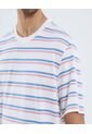 Camiseta Para Hombre Manga Corta Cuello Redondo Color Crema Marca Ostu #60091665 de Ostu