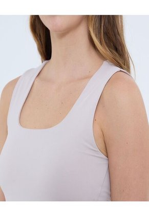 Top Para Mujer Cuello Redondo Color Beige Marca Ostu #40220324