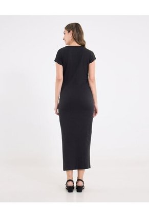 Vestido  Para Mujer M/C Largo Color Negro Marca Ostu #40170356
