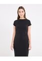 Vestido  Para Mujer M/C Largo Color Negro Marca Ostu #40170356 de Ostu