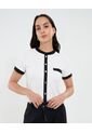 Camiseta Para Mujer Manga Corta Moda Color Crema Marca Ostu #40092596 de Ostu