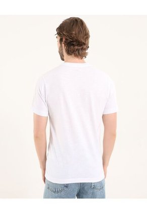 Camiseta Para Hombre Manga Corta Color Blanco Marca Ostu #60091566
