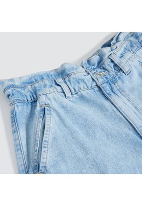 Jean Mujer Ostu Baggy Azul Algodón