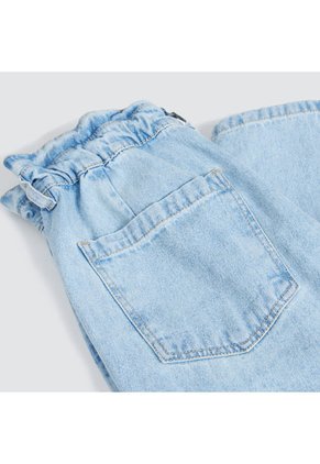 Jean Mujer Ostu Baggy Azul Algodón