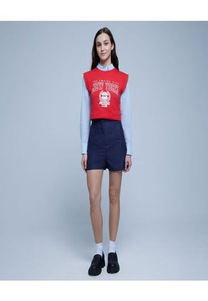 Camiseta Para Mujer Manga Sisa Color Rojo Marca Ostu #40091947