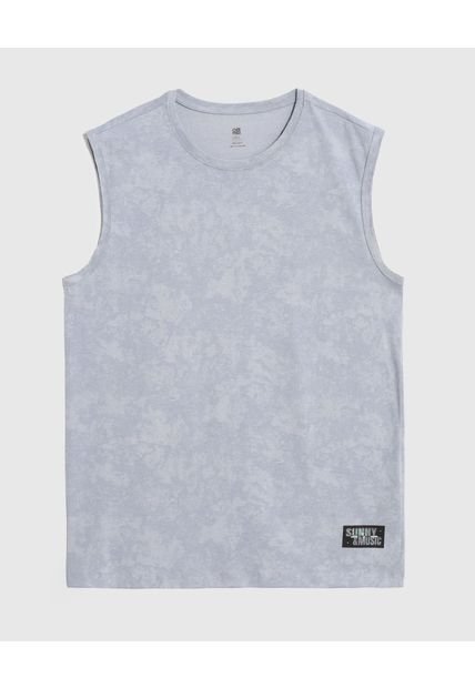 Camiseta Para Hombre Manga Sisa Cuello Redondo Color Gris Marca Ostu #60091671