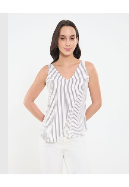 Blusa Para Mujer Manga Sisa Color Crudo Marca Ostu #40121167