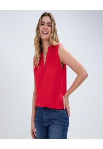 Blusa Para Mujer Manga Sisa Color Rojo Marca Ostu #40120961 Ostu