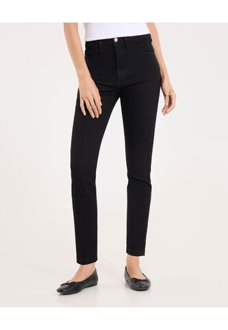 Jean Para Mujer Skinny Color Negro Marca Ostu #40160420 Ostu