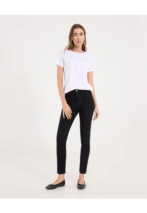 Jean Para Mujer Skinny Color Negro Marca Ostu #40160420
