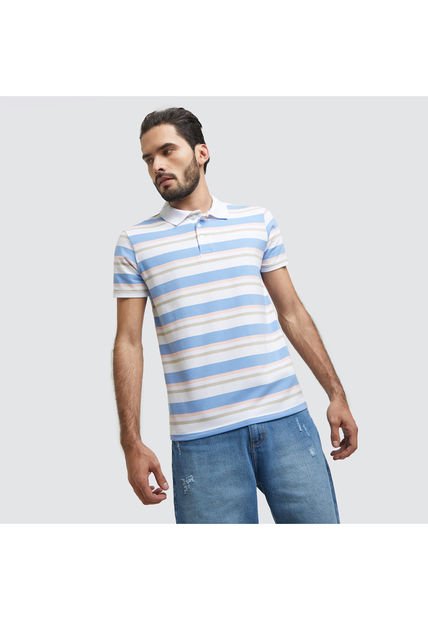 Polo Hombre Ostu  Blanco Poliéster 60110477-1259