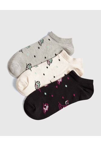 Medias Para Mujer Invisible Color Negro Marca Ostu #40980236 Ostu