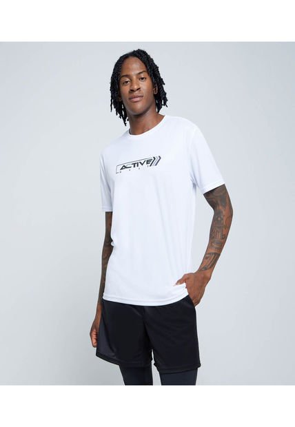 Camiseta Para Hombre Manga Corta Color Blanco Marca Ostu #60091289