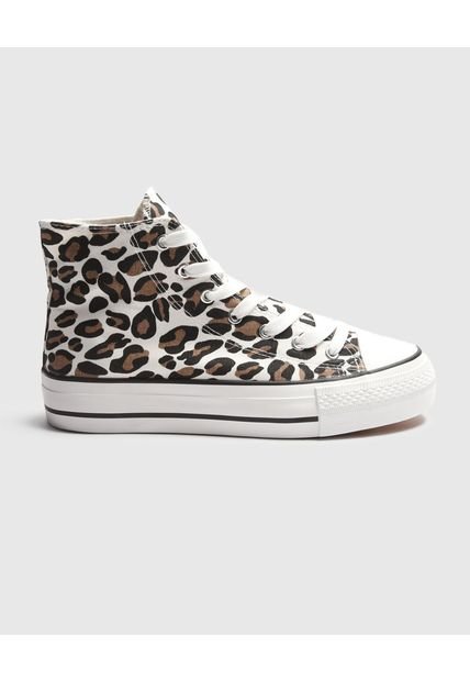 Tenis Para Mujer Canvas Color Blanco Marca Ostu #40720182