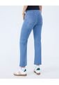 Jean Para Mujer Crop Flare Color Azul Medio Marca Ostu #40160527 de Ostu