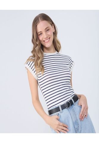 Body Para Mujer Manga Corta Color Azul  Marca Ostu #40200174 Ostu