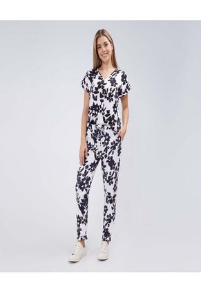 Blusa Para Mujer Manga Corta Color Negro Marca Ostu #40121005