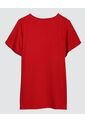 Camiseta Para Mujer Manga Corta Color Rojo Marca Ostu #40091970 de Ostu