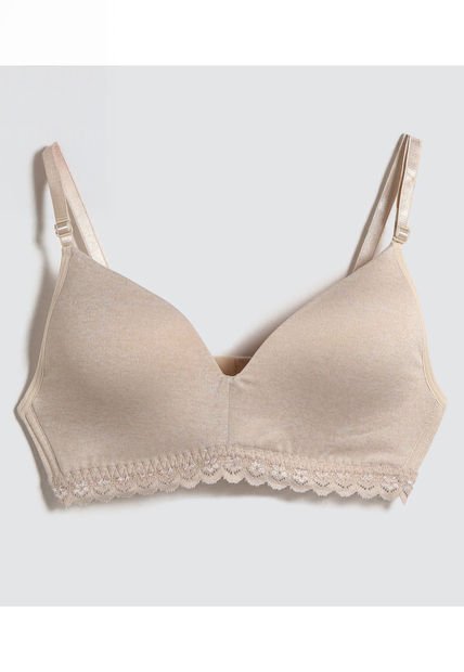 Brasier Para Mujer Monocopa Color Marfil Marca Ostu #40830025