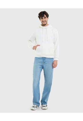 Buzo Para Hombre Hoodie Color Marfil Marca Ostu #60060459