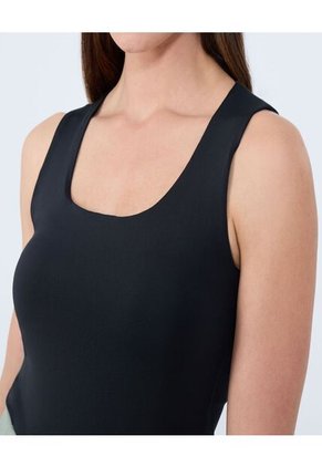 Top Para Mujer Cuello Redondo Color Negro Marca Ostu #40220409