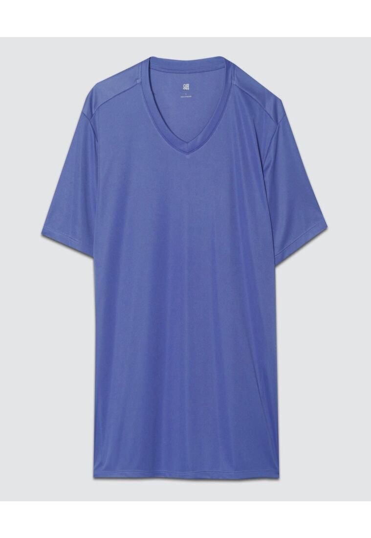 Short Sleeve Airism V Neck Camiseta Hombre Cuello Pico Uniqlo