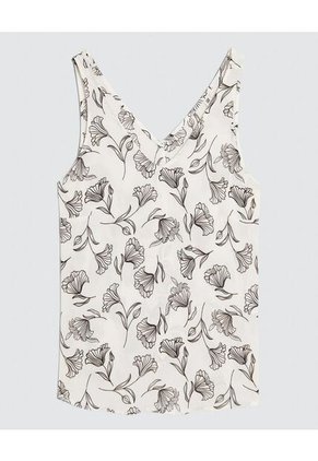 Blusa Para Mujer Manga Sisa Color Crudo Marca Ostu #40121114