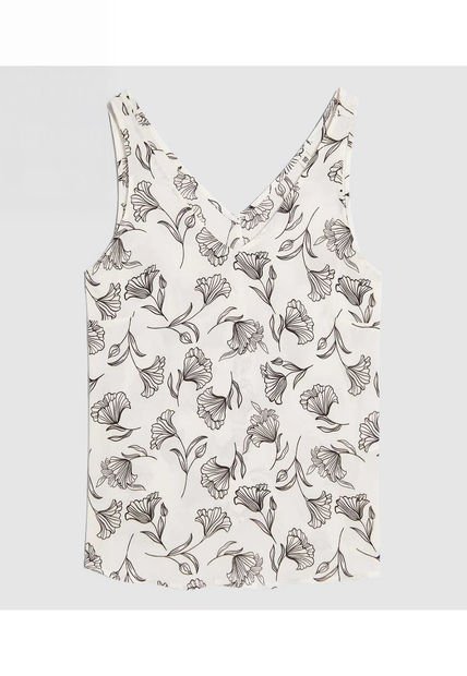 Blusa Para Mujer Manga Sisa Color Crudo Marca Ostu #40121114