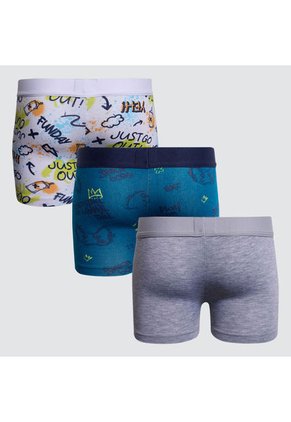 Boxer Para Niño Filete Color Pack X Marca Ostu #80000066