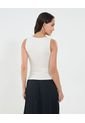 Camiseta Para Mujer Manga Sisa Cuello Redondo Color Crema Marca Ostu #40092513 de Ostu