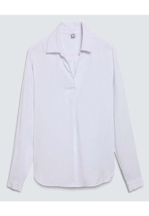 Blusa Para Mujer Manga 3/4 Color Blanco Marca Ostu #40120806