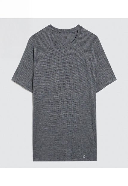 Camiseta Para Hombre Manga Corta Cuello Redondo Color Gris  Marca Ostu #60091480